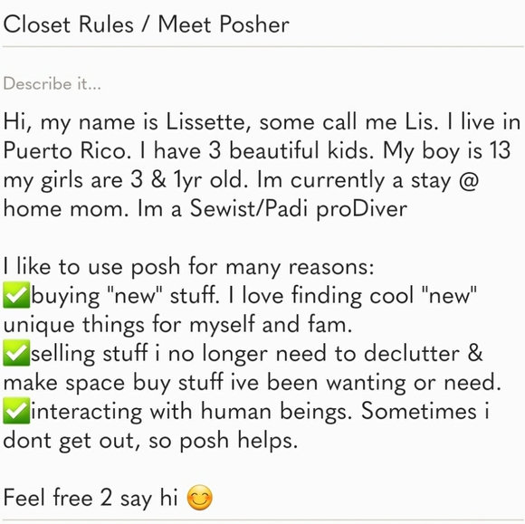 Meet Posher / Closet Info. Rules - Picture 4 of 12